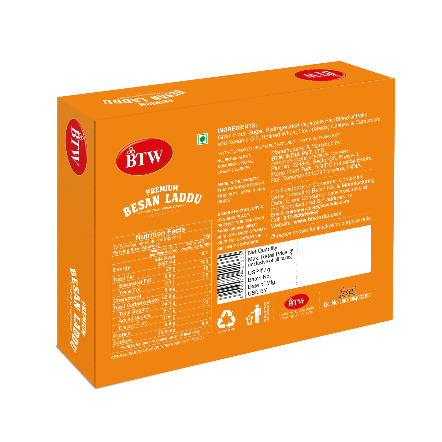 Besan Laddu (Millet)