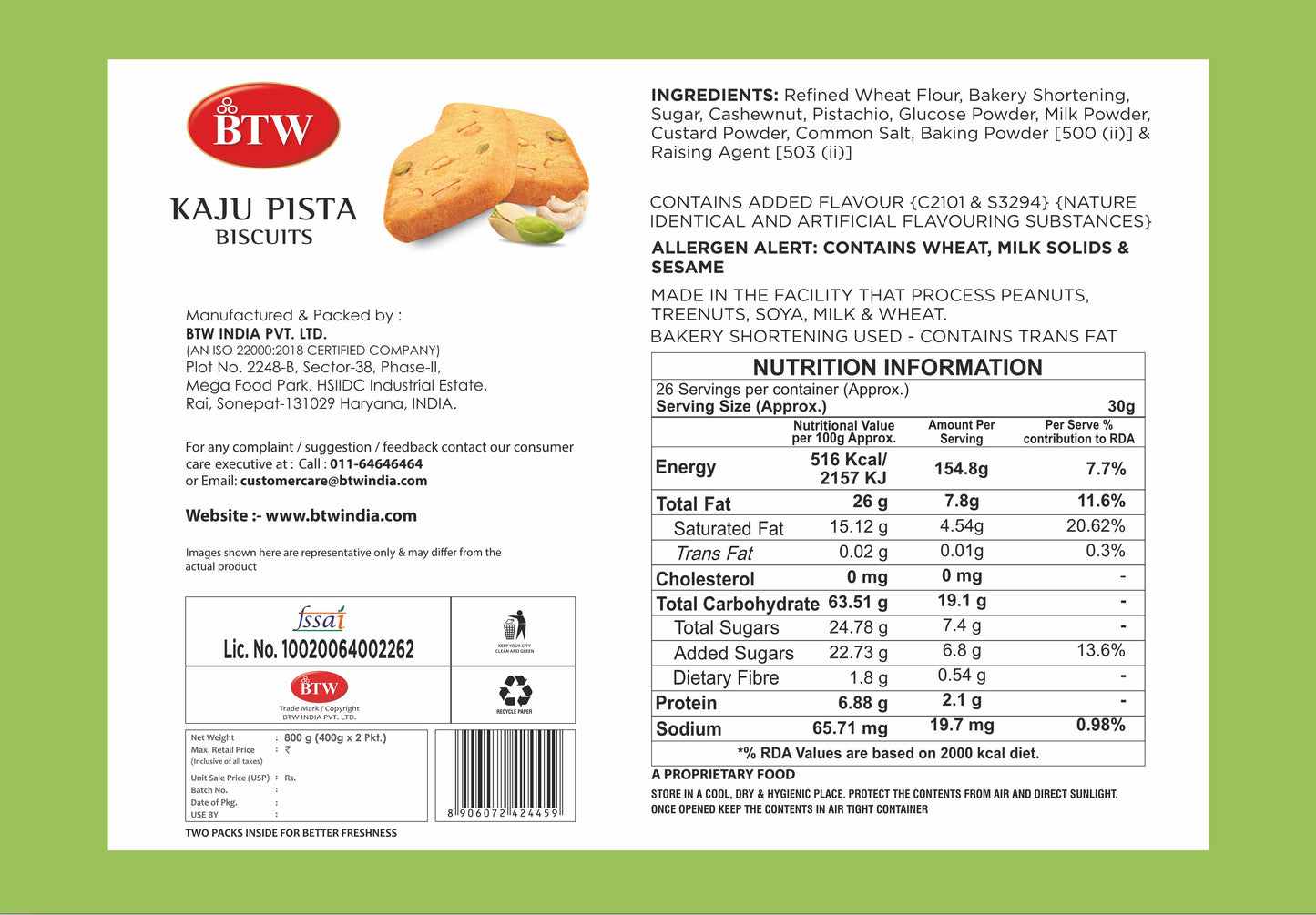 Kaju Pista Special