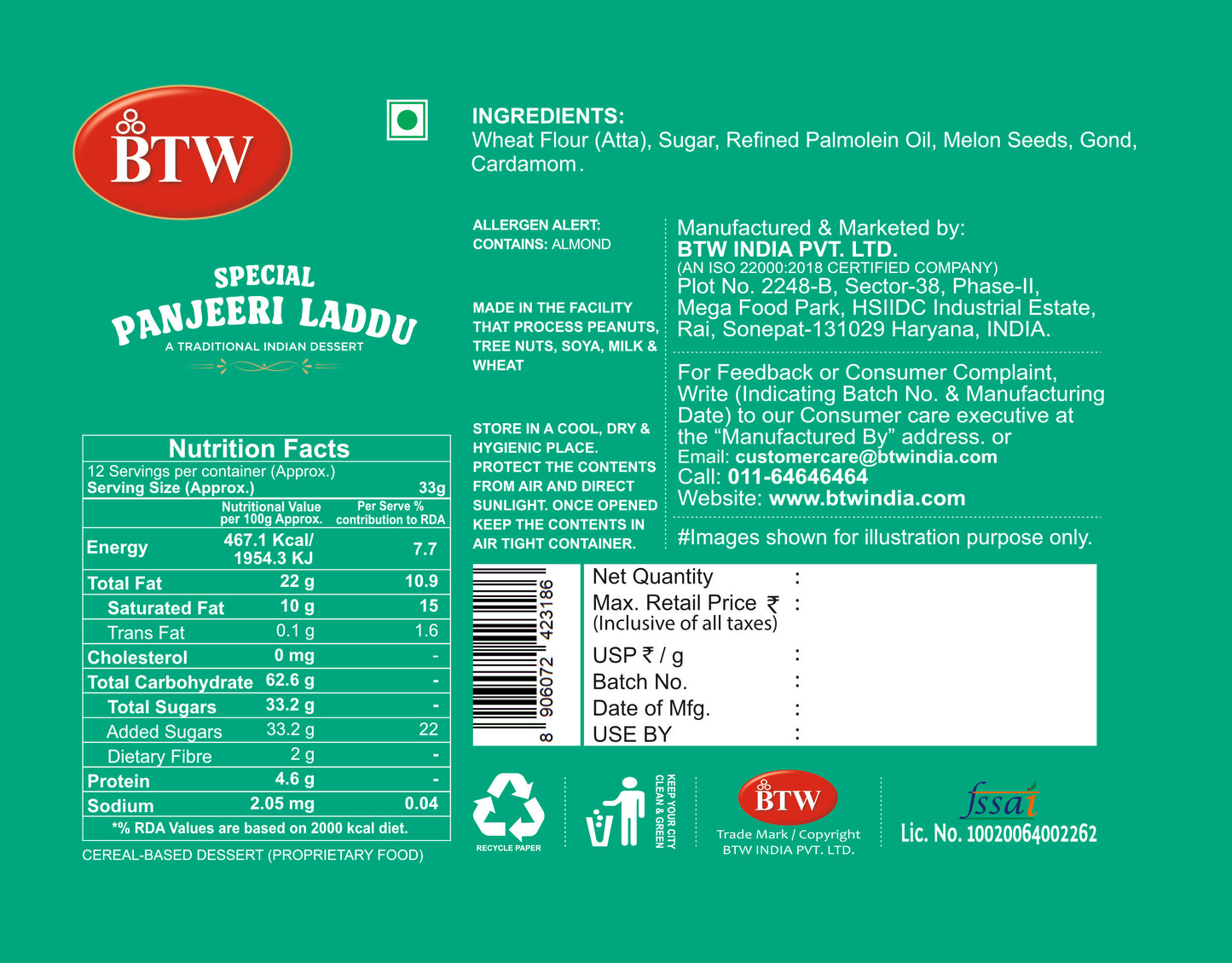 Spl. Panjeeri laddu (Millet)