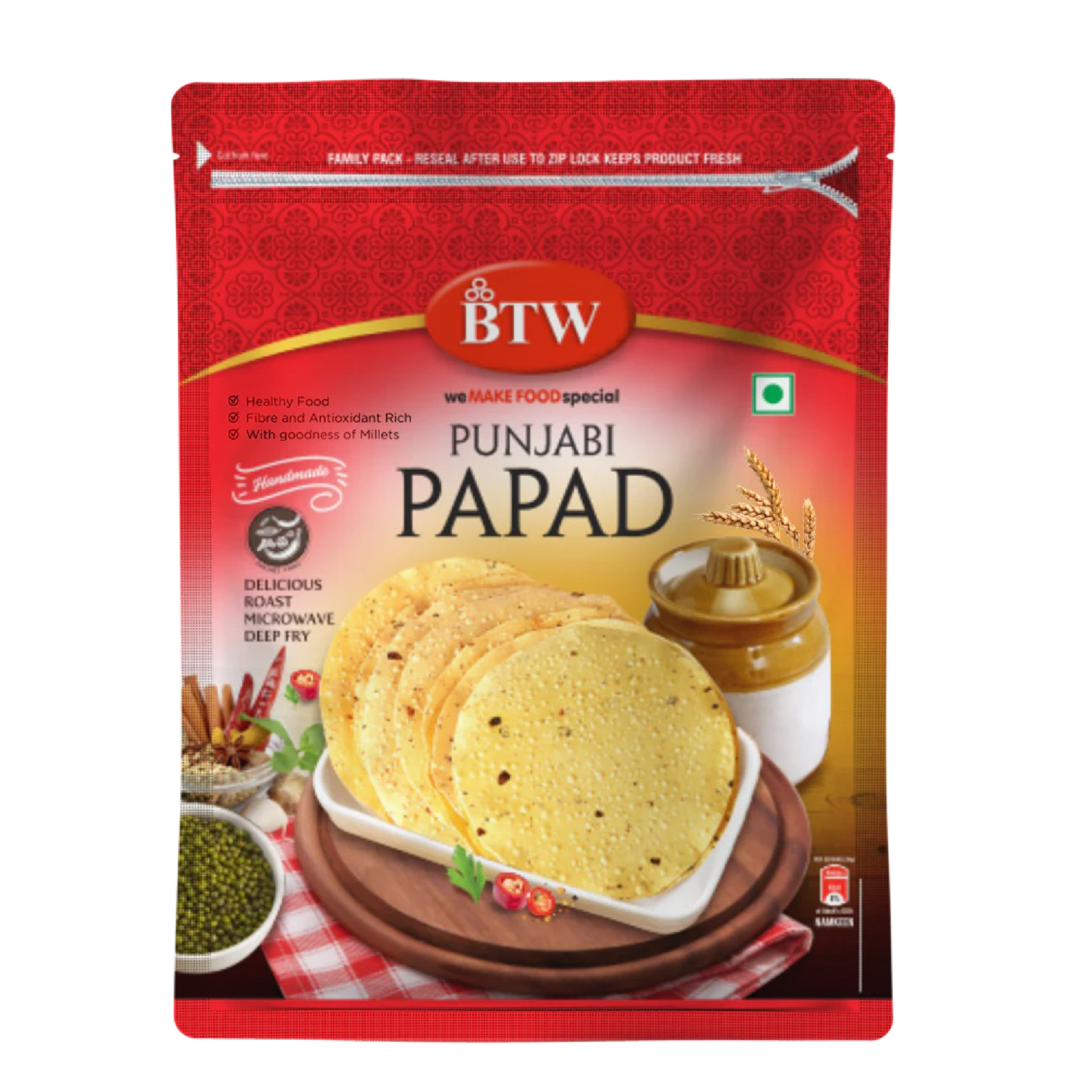 Papad Punjabi (Millet)